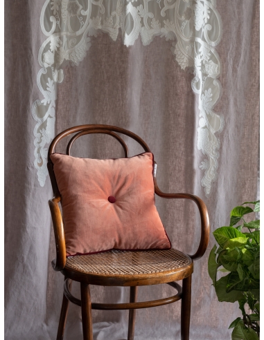 Harmony Collection Düğmeli Kare Yastık